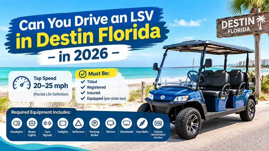 Can You Drive an LSV in Destin Florida in 2026